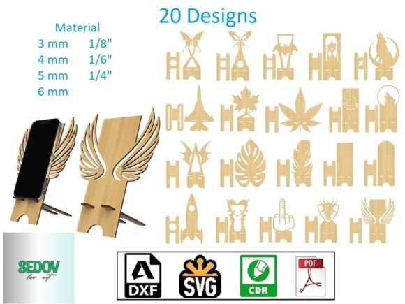 Download Mobile Phone Stands Set of 20 Pieces - Premium Bundle