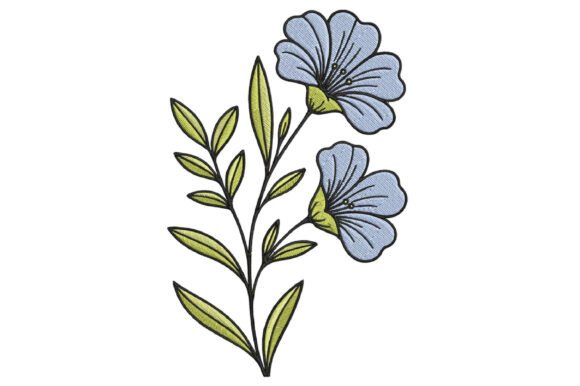 Download Wildflower Embroidery Design - Embroidery design Collection