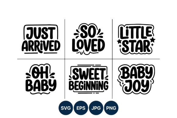 Download Baby Quote Lettering Set - Set Collection