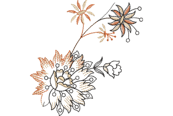 Download Wildflower Embroidery Design - Embroidery design Collection