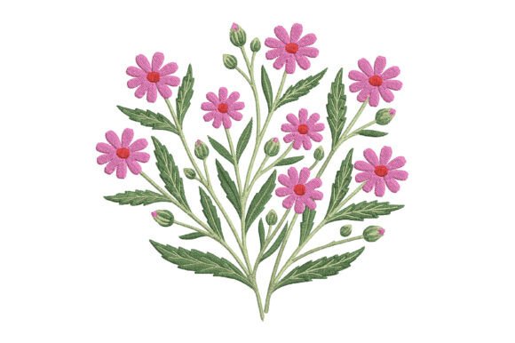 Download Wildflower Embroidery Design - Embroidery design Collection
