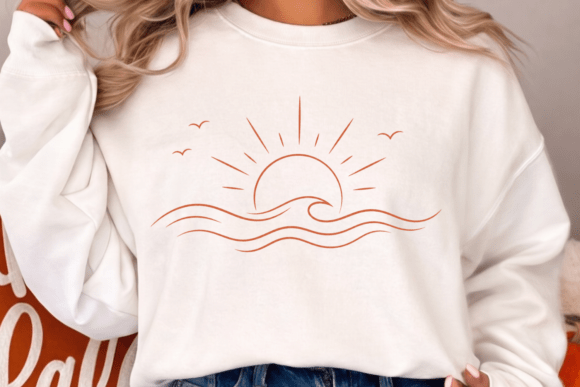 Download Minimal Beach Sunset Vacation Shirt - Set Collection