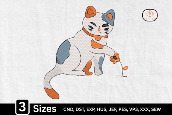 Download Cute Floral Cat - Cute Collection