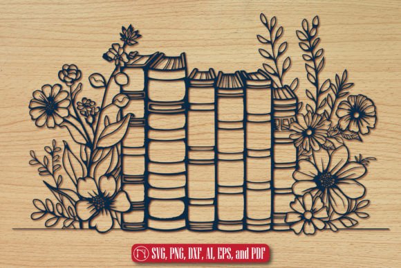 Download Cricut Book with Flowers SVG Set - Set Collection