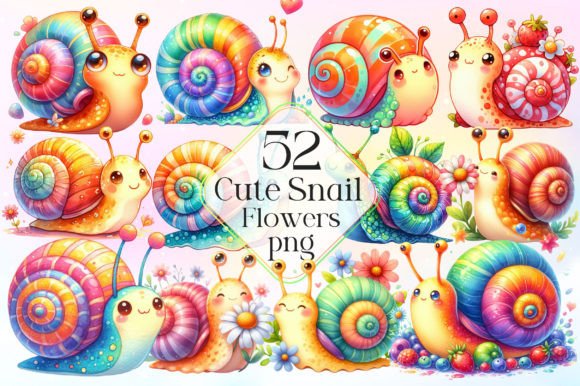 Download Cute Snail Sublimation Clipart - Cute Collection