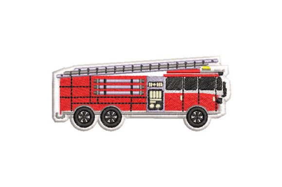 Download Fire Truck Embroidery Designs - Embroidery design Collection