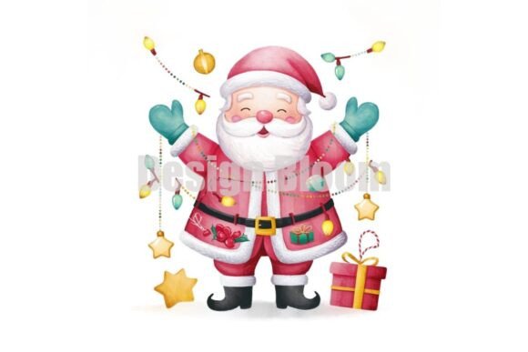 Download Cute Christmas Santa Trendy Clipart - Cute Collection