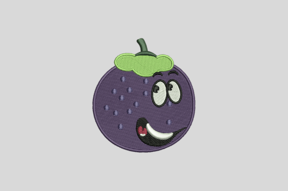 Download Purple Egg Plant Embroidery Design - Embroidery design Collection