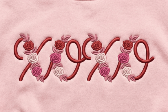 Download Valentine’s Day XOXO Embroidery Designs - Embroidery design Collection