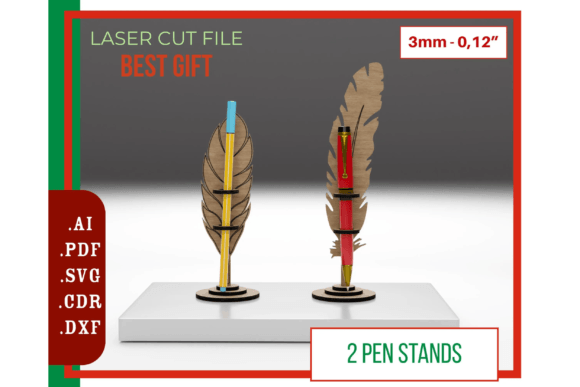 Download Pencil Stands, Brush Holder SVG - Stands Collection