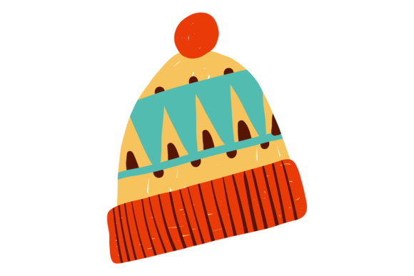 Download Winter Hat Icon. Cute Patterned Color Wo - Cute Collection