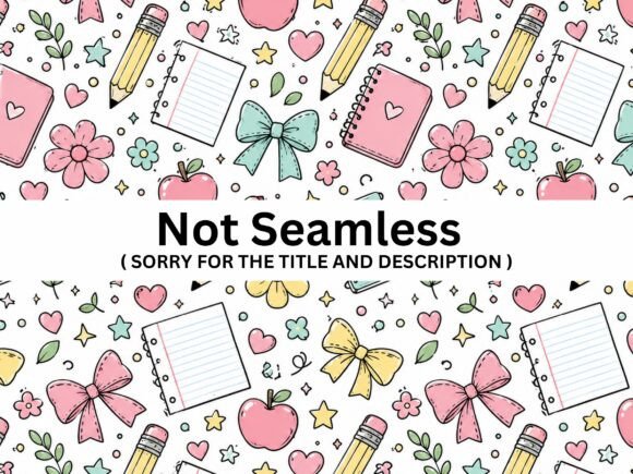 Download Cute School Supplies Pattern PNG - Premium Resources