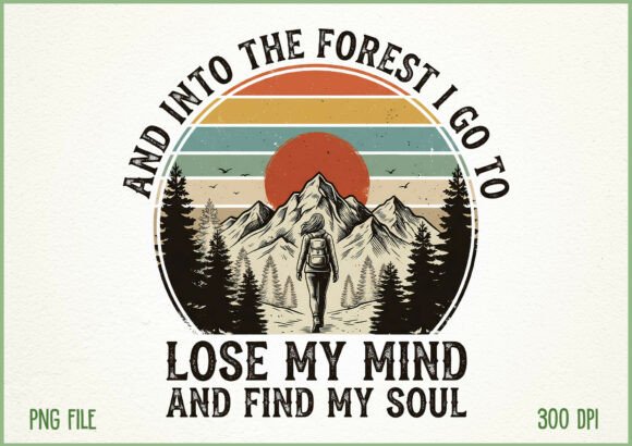 Download Vintage Hiking Nature Adventure Design - Hiking Collection