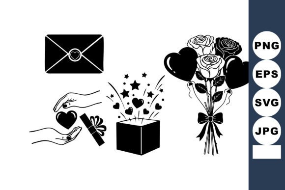 Download Minimal Valentine Icons Set - Set Collection
