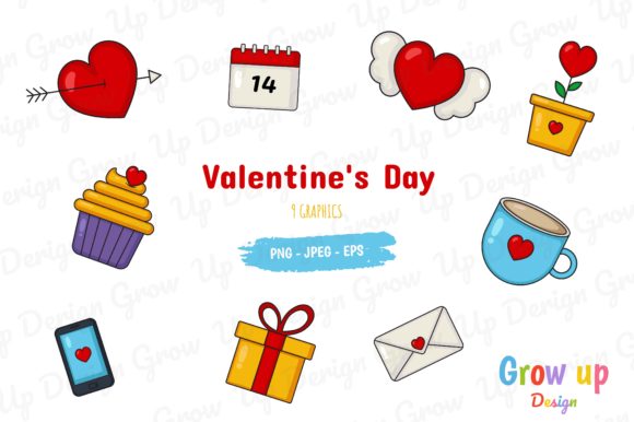 Download Happy Valentine's Day Icons Set - Set Collection