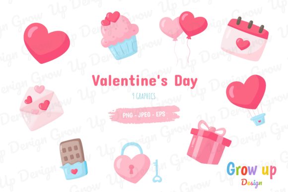 Download Happy Valentine's Day Icons Set - Set Collection